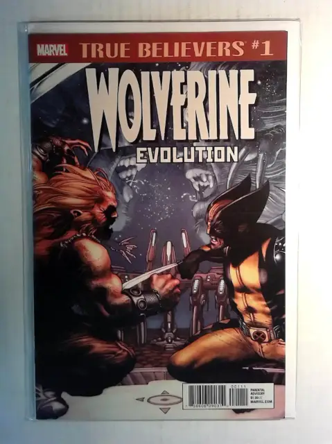 True Believers: Wolverine: Evolution #1 Marvel Comics (2018) Reprint Comic Book