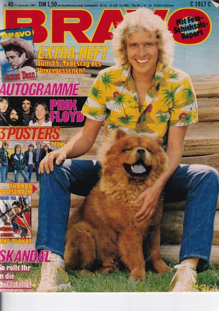BRAVO Nr.40 vom 25.09.1980 - James Dean -Minibravo & Poster ohne AK
