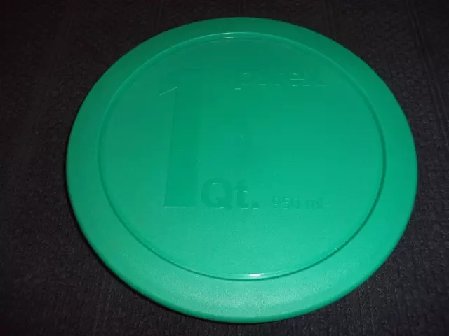 Pyrex 322-PC Green Round 1 Quart Food Storage Bowl Replacement Plastic Lid Cover