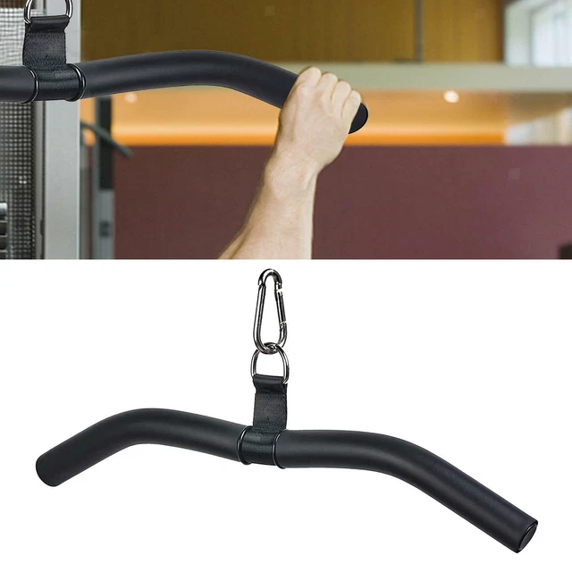 LAT BAR CABLE Machine Attachment, Pulldown Bar with Full Rotation $22. ...