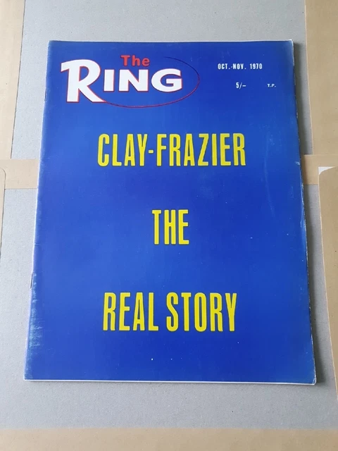 Vintage Boxing The Ring Magazine 1970 October-November (TRM.B8)