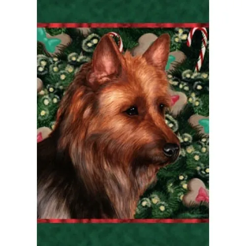 Christmas Holiday Garden Flag - Australian Terrier 142031