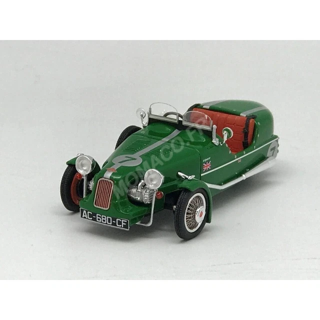 Voiture Miniature Citroen 2Cv "Lomax" 3 Roues Verte 7 - Franstyle - 1/43