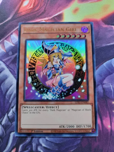 Yu-Gi-Oh! TCG  Dark Magician Girl Ultra Rare LDS3-EN082 1st ed M/NM
