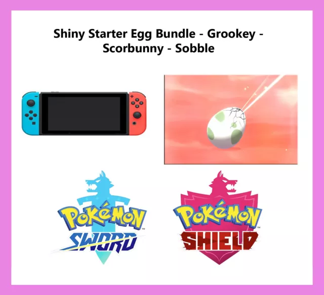 Pokemon Sword Shield ✨ SHINY GMAX COMPLETE BUNDLE MAX IV EV