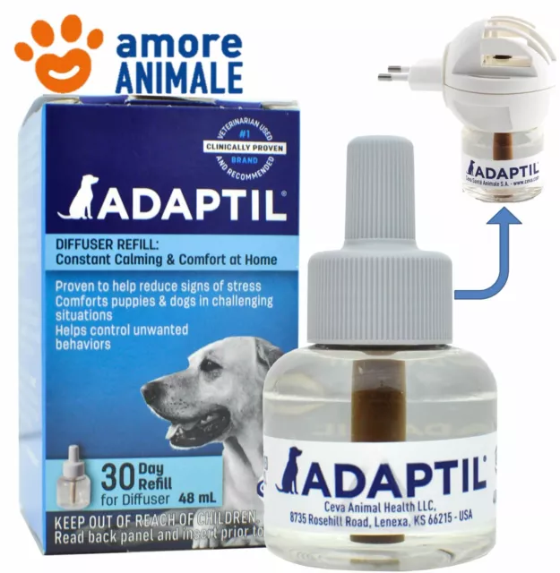 Ceva Adaptil - RICARICA da 48 ml. - Diffusore ambientale di Feromoni per cani