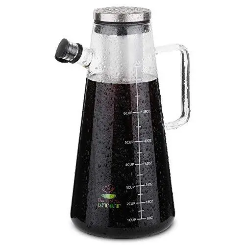 BtatCold Brew Coffee Maker Iced Coffee Maker 2 Liter 2 Quart 64 Oz Iced Tea Ma