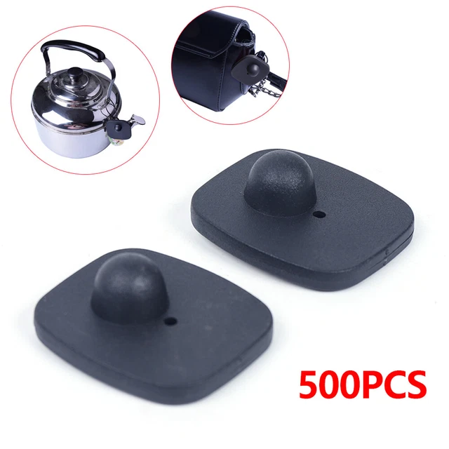 500pcs! Checkpoint EAS Retail Security Hard Tags W/Pins Fit RF Anti-Theft Alarm!