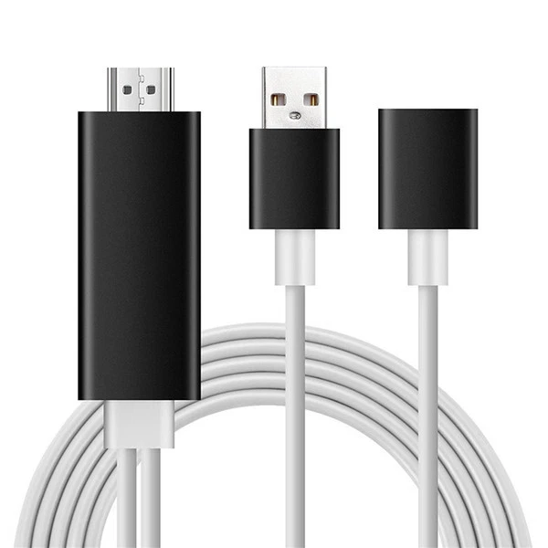 CABLE ADAPTADOR 3 En 1 Hdmi Hdtv Full Hd Para Iphone Ipad Android