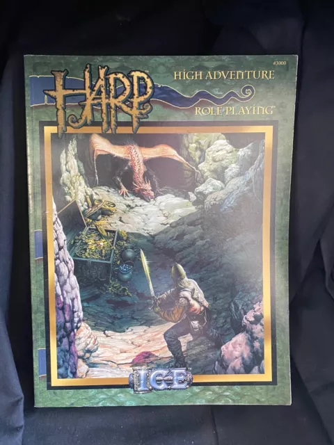 HARP - High Adventure Roleplaying Rulebook (Iron Crown Enterprises, Excellent)