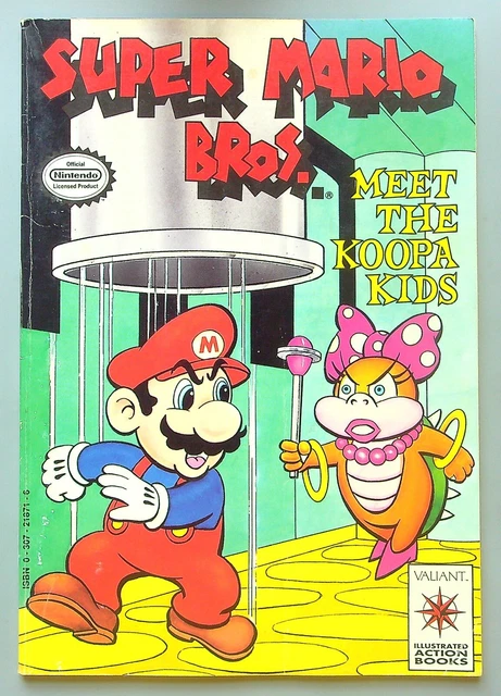 SUPER MARIO BROS. Meet the Koopa Kids ~ VALIANT 1991 TRÈS BON ÉTAT EUR