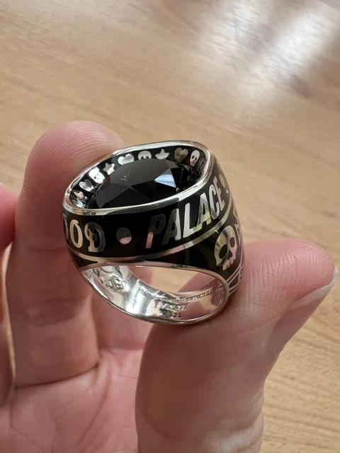 PALACE X VIVIENNE Westwood College Ring Silver Size M New £373.92  