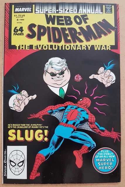 Web of Spider-Man Annual #4 Marvel Comics Direct Edition 1988 STOCK PHOTO