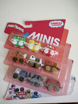 power rangers thomas and friends minis