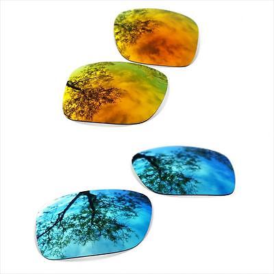 Oakley Verres de Rechange Polarisée pour Oakley Frogskins Ice Blue + Fire Gläser 