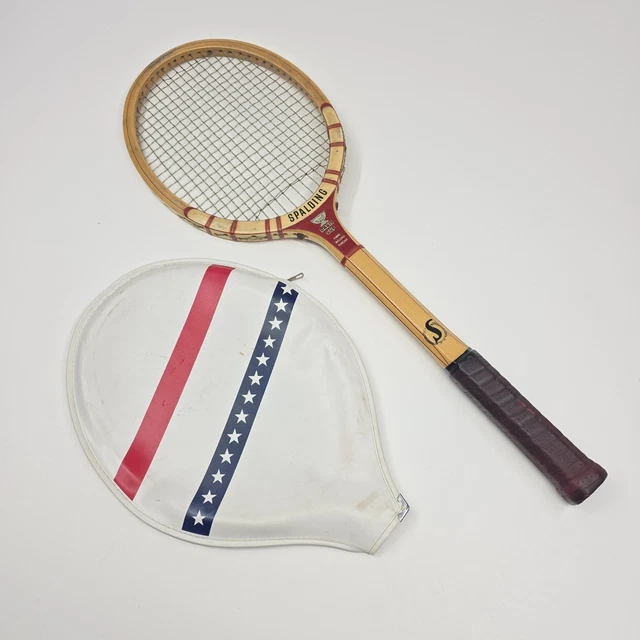 Raquette De Tennis Spalding Davis Cup – Vintage – Fabriquée En Belgique – Occasion