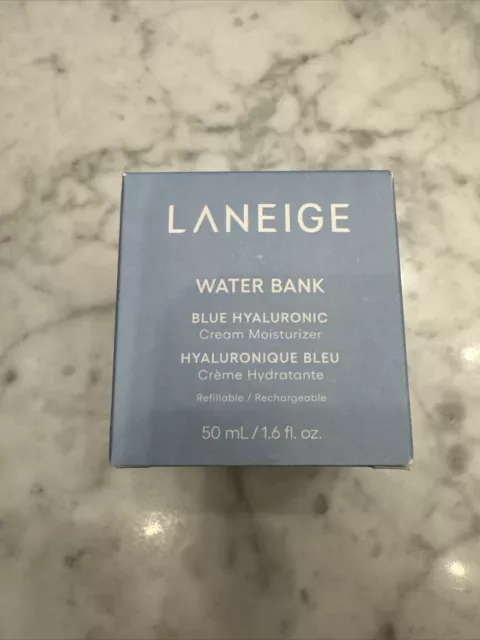 LANEIGE Water Bank Blue Hyaluronic Cream Moisturizer 50ml For Normal to Dry Skin