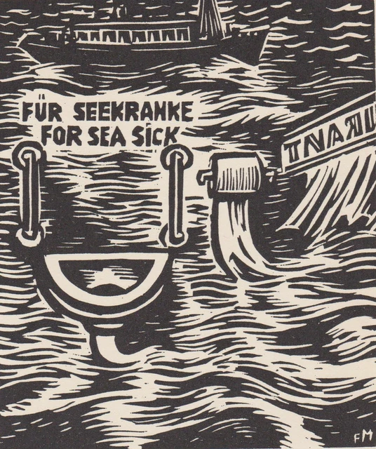 Frans Masereel , étalage - Filles de rue et passants (1967) , 1889-1972