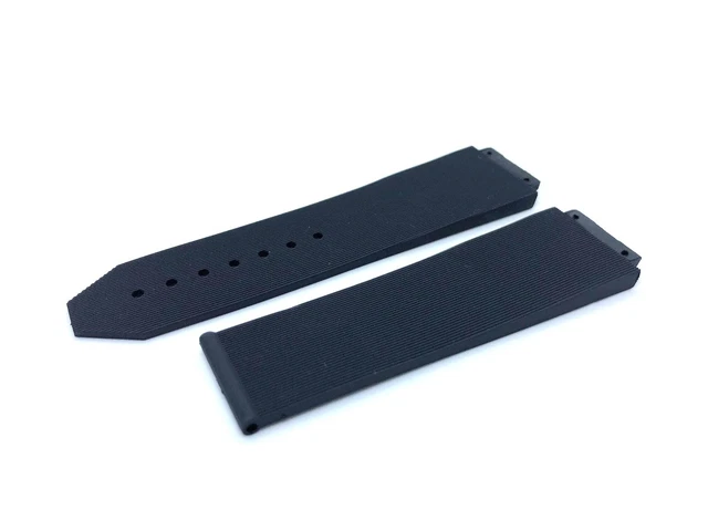 Black Lined SILICONE/RUBBER 26/22mm STRAP/BAND FIT HUBLOT F1 Big Bang Watch