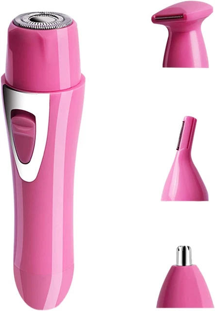 Afeitadora eléctrica 4 en 1 para mujer recortadora USB recargable bikini y vello corporal recargable