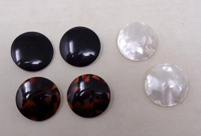 Lot De 4 Paires De Boucles D'oreilles Vintage - Anciennes, En Bon état Général