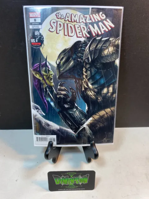 The Amazing Spider-Man #8 Vs Predator Variant 1St Print Marvel Comics 2022 Nm