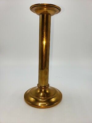 Vintage Brass candlestick holder, Solid Heavy 8" Tall