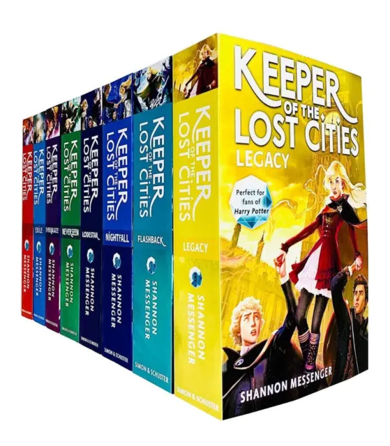 Keeper of the Lost Cities by Shannon Messenger 8 Books Box Set - Young Adult -PB