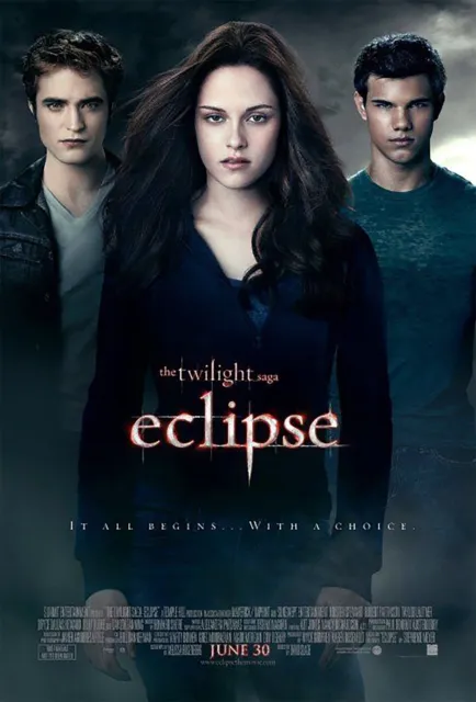 Romance Film Poster Print Wall Decor "Twilight: Eclipse" Kristen Stewart Gift