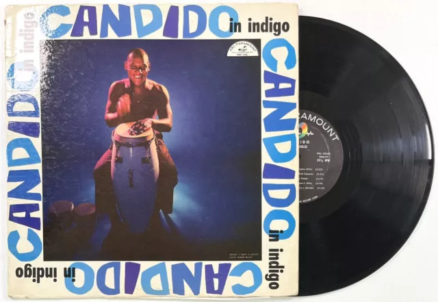 Cándido Camero Candido In Indigo Vinyl LP Latin Conga Percussion 1958 ABC-236