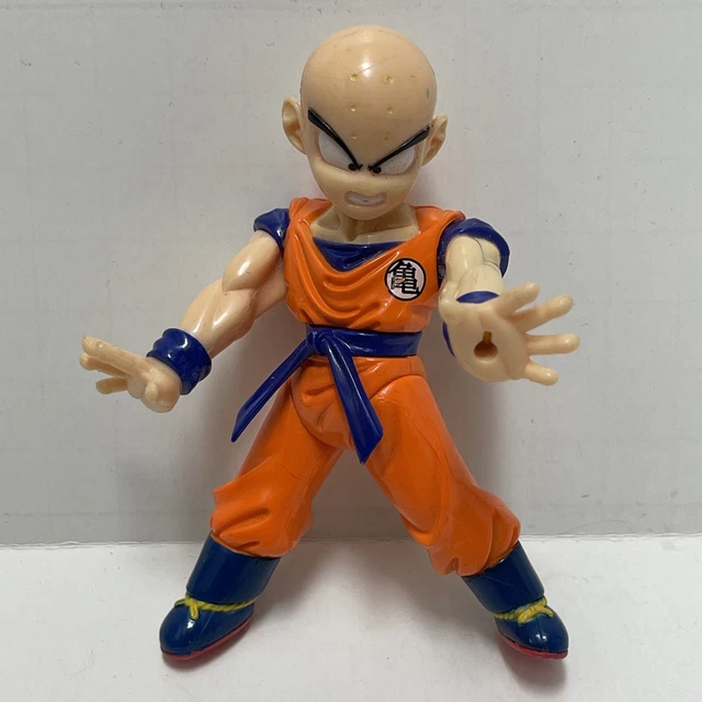 VINTAGE DRAGON BALL Z Blasting Energy Krillin 4" Action Figure 2000