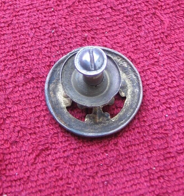 Antique Brass Color Metal Dimpled Bead Edge Tieback Holder Curtain Hook~e 4