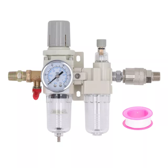 Air Compressor Filter Pressure Regulator 1/4 Inch NPT Inlet Oil Water Separator✈