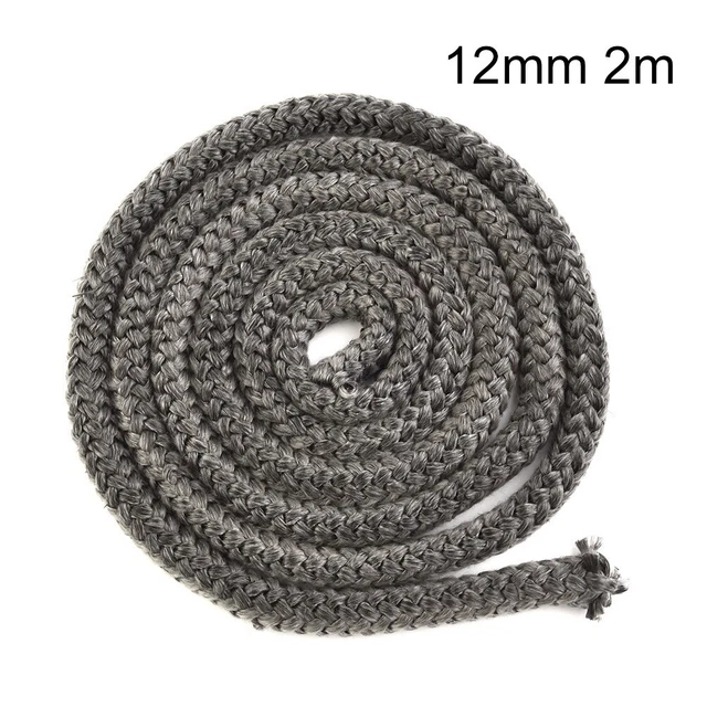 2m Cordon D'Étanchéité de Four Fiberglas-Seil Résistant au Feu Cheminée Joint