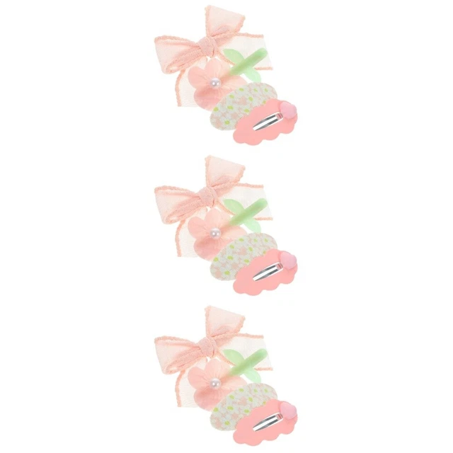 3 Sets Haarspange Haarschmuck Klammern Mädchen Baby Kleinkind
