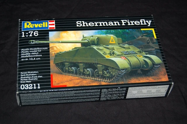 REVELL 1/76 SCALE M4 Sherman Firefly Tank Model Kit £0.99 - PicClick UK