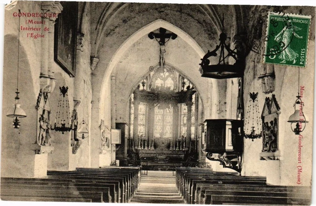 CPA Gondrecourt-Intérieur de l'Eglise (232328)