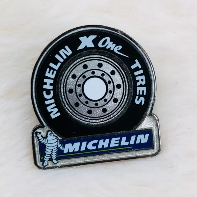 Michelin Man X One Tires Advertising Logo Enamel Lapel Pin