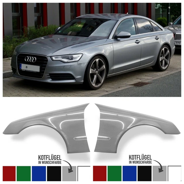 SET 2 DEFLETTORI ARIA ANTITURBO ANTIVENTO Per AUDI A6 C7 4/5 - Foto 5