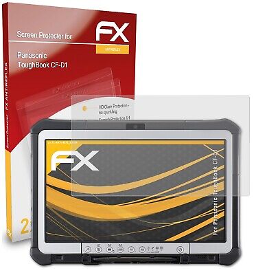 atFoliX 2x Film Protection d'écran pour Panasonic ToughBook CF-D1 mat&antichoc