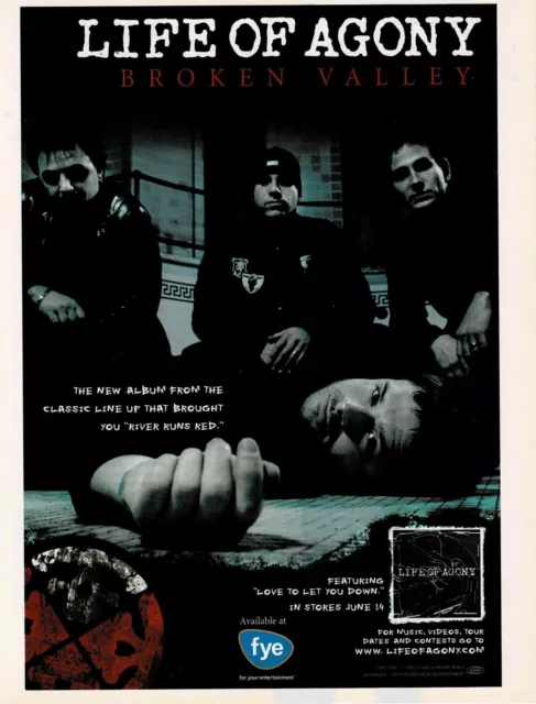 LIFE OF AGONY - BROKEN VALLEY - 2005 Promo Print Ad