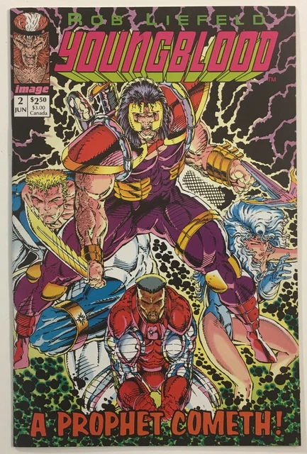Youngblood #2 Pink Variant - 1st App. of Shadowhawk and Prophet - Image Comics