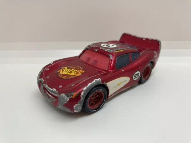 FIGURINE Cars Flash McQueen Lightning 95 Rust Eze DISNEY PIXAR VOITURE JOUET