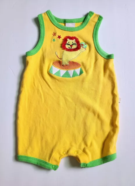 Oshkosh Baby One Piece Shortall Romper 3/6 Months Boys Summer Outfit Vintage