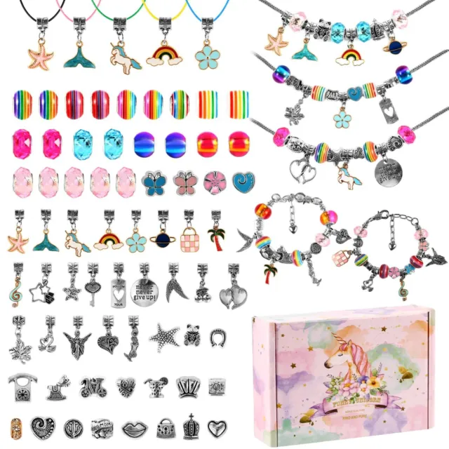 Ballery Kit Braccialetti fai da te Bambina Regalo 6-12 Anni Crea Unicorno Br