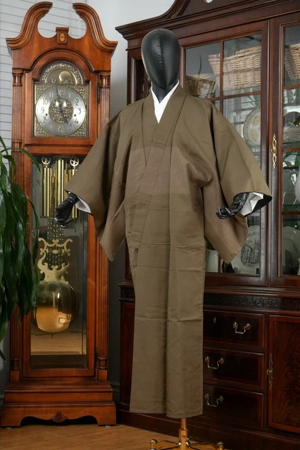 Dear Vanilla Japanese Kimono Men's Robe Gown Authentic Japan Vintage Mint