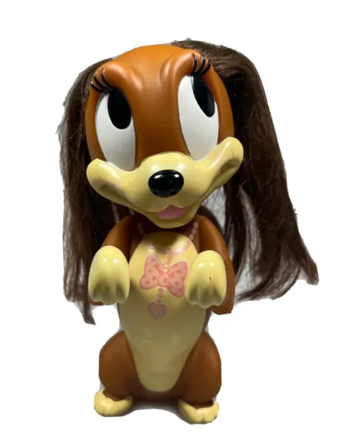 Disney Minnie Mouse Pet Fifi 7" Figure Puppy Dog Vinyl Toy Pluto's Girlfriend