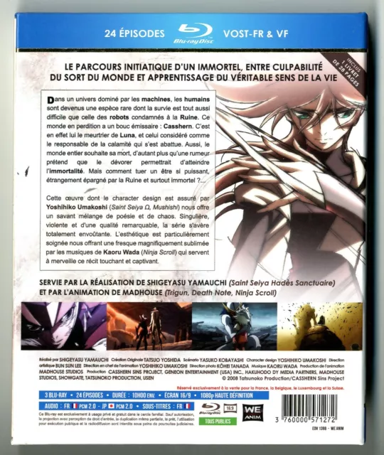 Coffret 3 Blu-Ray / Casshern Sins - Edition Saphir Serie Integrale / Comme Neuf 2