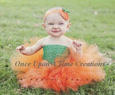 Pumpkin Costume, Girls Halloween Costume, Baby, Toddler, Infant, Fall Tutu Dress