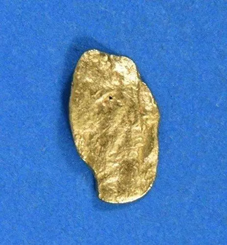 Alaskan-Yukon BC Gold Rush Natural Gold Nugget 0.16 Grams Genuine